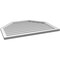 Ekena Millwork Octagonal Top Surface Mount PVC Gable Vent w/ 2"W x 1-1/2"P Brickmould Frame, 40"W x 30"H GVPOT40X3002SN - alternate 5